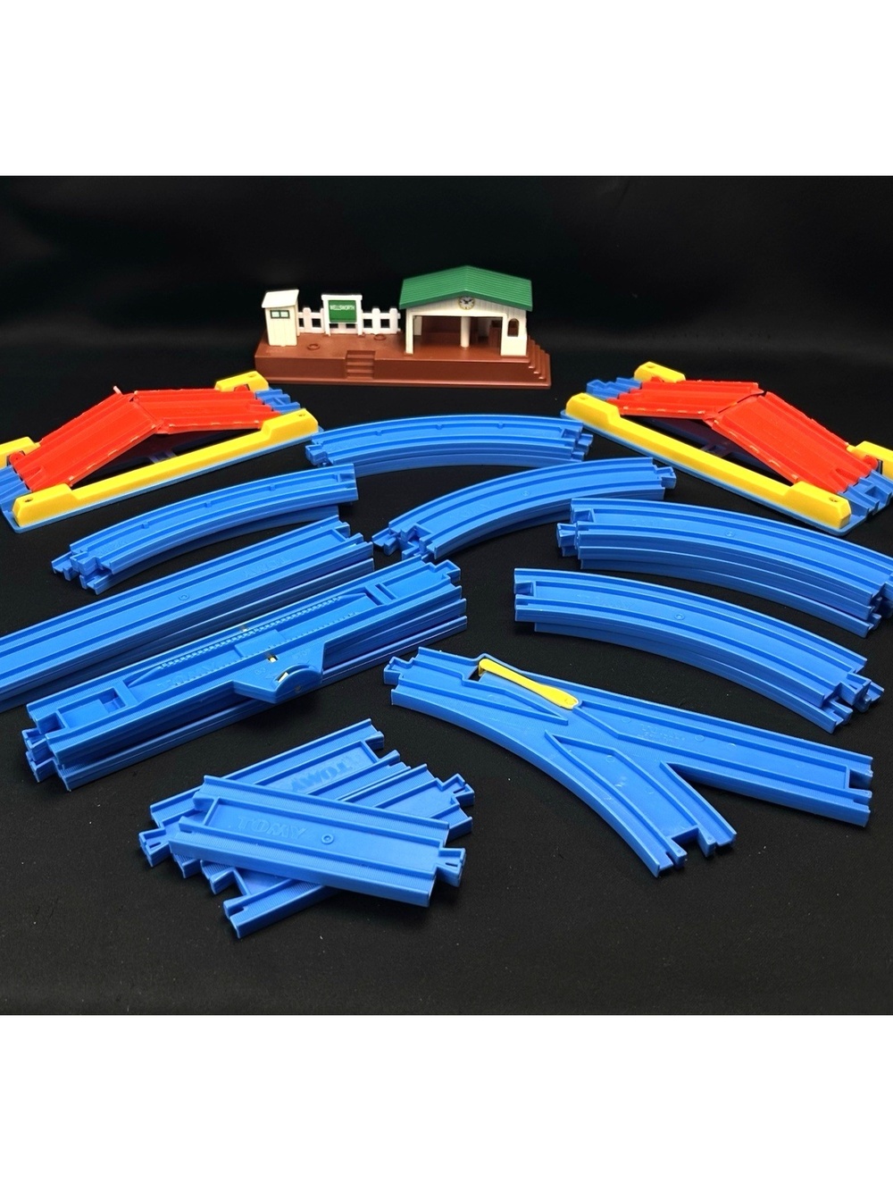 TOMY Thomas Trackmaster Blue Train Track Bridges Lot Tracks 1994 1998 2002